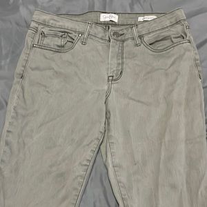 Jessica Simpson Rolled Crop Green Skinny
